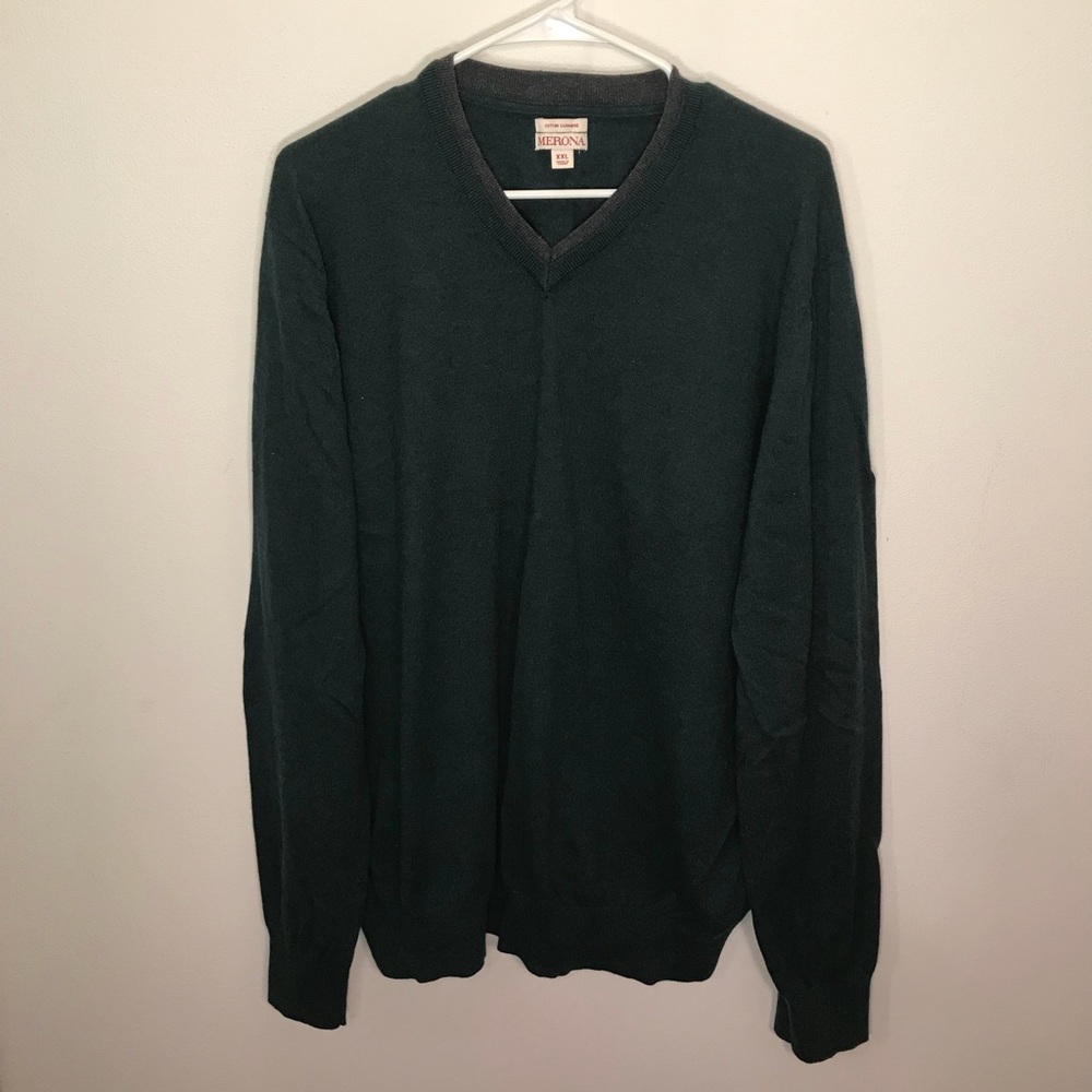 Green Cotton Merona Men’s Sweater